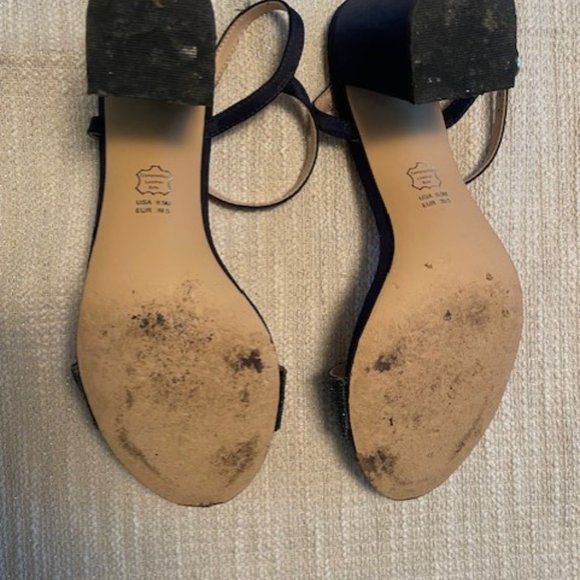 NINA Women's Haven Block Heel Evening Sandals Navy size 9.5M - Picture 6 of 7